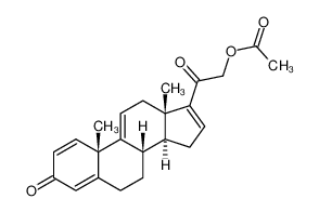 [2-[(8S,10S,13S,14S)-10,13-dimethyl-3-oxo-6,7,8,12,14,15-hexahydrocyclopenta[a]phenanthren-17-yl]-2-oxoethyl] acetate 37413-91-5