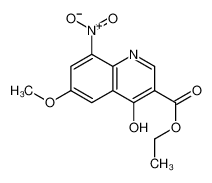 ethyl 6-methoxy-8-nitro-4-oxo-1H-quinoline-3-carboxylate 5327-43-5