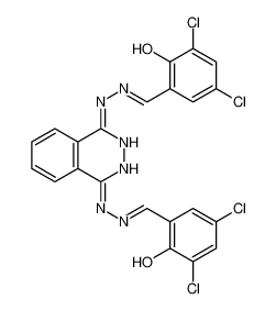 (6Z)-2,4-dichloro-6-[[2-[4-[2-[(Z)-(3,5-dichloro-6-oxocyclohexa-2,4-dien-1-ylidene)methyl]hydrazinyl]phthalazin-1-yl]hydrazinyl]methylidene]cyclohexa-2,4-dien-1-one