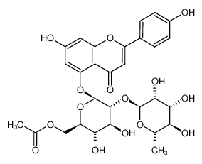125300-52-9 structure, C29H32O15