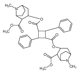 bis[(1S,4R,5R)-4-methoxycarbonyl-8-methyl-8-azabicyclo[3.2.1]octan-3-yl] 2,4-diphenylcyclobutane-1,3-dicarboxylate