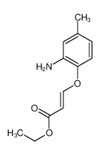 ethyl 3-(2-amino-4-methylphenoxy)prop-2-enoate 917872-63-0