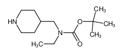 tert-butyl N-ethyl-N-(piperidin-4-ylmethyl)carbamate 158958-41-9