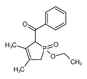 (1-ethoxy-3,4-dimethyl-1-oxo-2,5-dihydro-1H-1λ5-phosphol-2-yl)-phenyl-methanone
