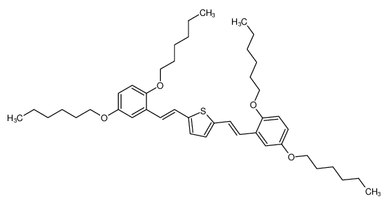 Thiophene, 2,5-bis[(1E)-2-[2,5-bis(hexyloxy)phenyl]ethenyl]-