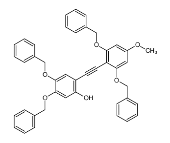344303-12-4 4,5-bis(benzyloxy)-2-((2,6-bis(benzyloxy)-4-methoxyphenyl)ethynyl)phenol