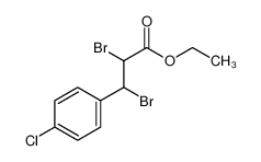 ethyl 2,3-dibromo-3-(4-chlorophenyl)propanoate 35282-97-4