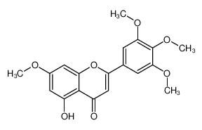 5-hydroxy-7-methoxy-2-(3',4',5'-trimethoxyphenyl)-4H-chromen-4-one 18103-41-8