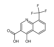 4-羟基-8-三氟甲基喹啉-3-甲酸