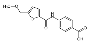 4-[(5-甲氧基甲基-呋喃-2-羰基)-氨基]-苯甲酸