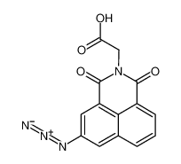 2-(5-azido-1,3-dioxobenzo[de]isoquinolin-2-yl)acetic acid 103884-86-2