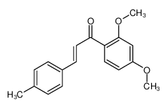 1-(2,4-dimethoxyphenyl)-3-(4-methylphenyl)prop-2-en-1-one 30929-45-4