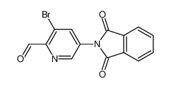 3-bromo-5-(1,3-dioxoisoindolin-2-yl)picolinaldehyde 1620056-31-6