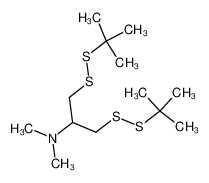 1,3-bis(tert-butyldisulfanyl)-N,N-dimethylpropan-2-amine