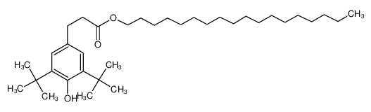 n-octadecyl (3-[3,5-di-tert-butyl-4-hydroxyphenyl]propionate)
