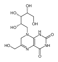 1-脱氧-1-[1,3,4,7-四氢-6-(羟基甲基)-2,4-二氧代-8(2H)-蝶啶基]-D-核糖醇