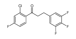 1-(2-氯-4-氟苯基)-3-(3,4,5-三氟苯基)-1-丙酮