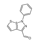 1-phenyl-1H-7λ4-[1,2]dithiolo[5,1-e][1,2,3]thiadiazole-3-carbaldehyde