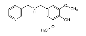 2,6-dimethoxy-4-[(pyridin-3-ylmethylamino)methyl]phenol 680185-77-7