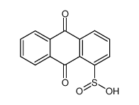 9,10-dioxo-9,10-dihydro-anthracene-1-sulfinic acid 52868-87-8