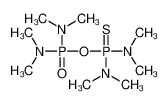 N-[bis(dimethylamino)phosphinothioyloxy-(dimethylamino)phosphoryl]-N-methylmethanamine 51833-60-4