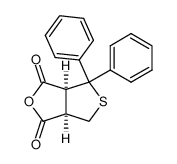 2,2-diphenylthiolane-3,4-cis-dicarboxylic anhydride