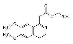 ethyl 2-(6,7-dimethoxy-3,4-dihydroisoquinolin-1-yl)acetate 21271-01-2