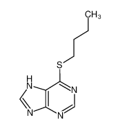 6-butylsulfanyl-7H-purine 5069-82-9