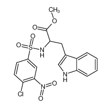 2-([(4-氯-3-硝基苯基)磺酰基]氨基)-3-(1H-吲哚-3-基)丙酸甲酯