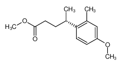 methyl (4S)-(4-methoxy-2-methylphenyl)pentanoate 471261-18-4