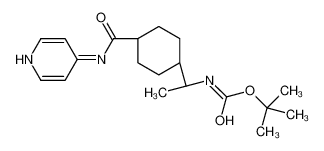 (1R)-反式-4-[N-叔丁氧羰基-1-氨基乙基]-N-4-吡啶基-环己烷甲酰胺