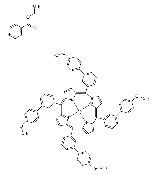 Zn((MeOC6H4C6H4)4C20H8N4)(EtOCOC5H4N) 1261271-92-4