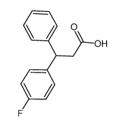 3-(4-fluorophenyl)-3-phenylpropanoic acid 362-86-7