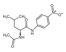 (2S)-2-acetamido-4-methyl-N-(4-nitrophenyl)pentanamide 19746-40-8