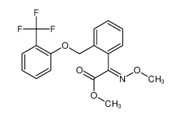methyl (2E)-2-methoxyimino-2-[2-[[2-(trifluoromethyl)phenoxy]methyl]phenyl]acetate