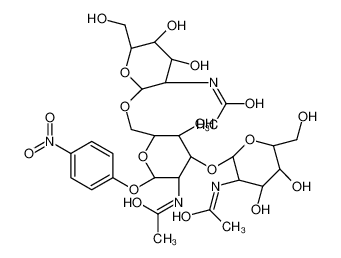 4-硝基苯基2-乙酰氨基-3,6-二-O-(2-乙酰氨基-2-脱氧-beta-D-吡喃葡萄糖基)-2-脱氧-alpha-D-吡喃半乳糖苷