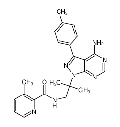 1354825-62-9 N-(2-(4-amino-3-(p-tolyl)-1H-pyrazolo[3,4-d]pyrimidin-1-yl)-2-methylpropyl)-3-methylpicolinamide