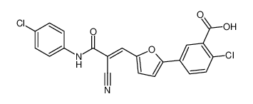 6031-72-7 structure, C21H12Cl2N2O4