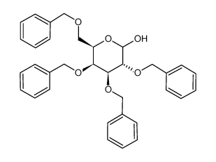 (2S,3R,4S,5S,6R)-3,4,5-tris(phenylmethoxy)-6-(phenylmethoxymethyl)oxan-2-ol 4291-69-4