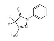 56875-01-5 4,4-difluoro-5-methyl-2-phenylpyrazol-3-one