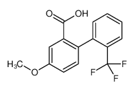 5-methoxy-2-[2-(trifluoromethyl)phenyl]benzoic acid 1261789-34-7