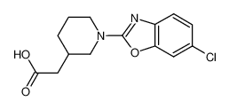[1-(6-Chloro-1,3-benzoxazol-2-yl)piperidin-3-yl]-acetic acid