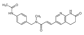 709650-87-3 structure, C21H22N4O3