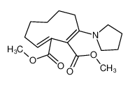 dimethyl (1E,2Z)-3-pyrrolidin-1-ylcyclonona-2,9-diene-1,2-dicarboxylate
