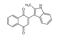 2-(2-methyl-1H-indol-3-yl)naphthalene-1,4-dione 123973-75-1