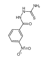 [(3-nitrobenzoyl)amino]thiourea 886-29-3