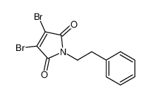 3,4-dibromo-1-(2-phenylethyl)pyrrole-2,5-dione 92751-35-4