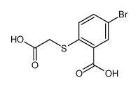 5-bromo-2-carboxymethylsulfanyl-benzoic acid 99067-28-4