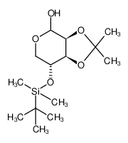 (1S,5R,6R)-8,8-dimethyl-3,7,9-trioxa-5-(1,1,2,2-tetramethyl-1-silapropoxy)bicyclo[4.3.0]nonan-2-ol 75921-32-3