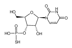 O-((2R,3S,4R,5R)-5-(2,4-dioxo-3,4-dihydropyrimidin-1(2H)-yl)-4-hydroxy-2-(hydroxymethyl)tetrahydrofuran-3-yl) O,S-dihydrogen phosphorothioate 166533-20-6